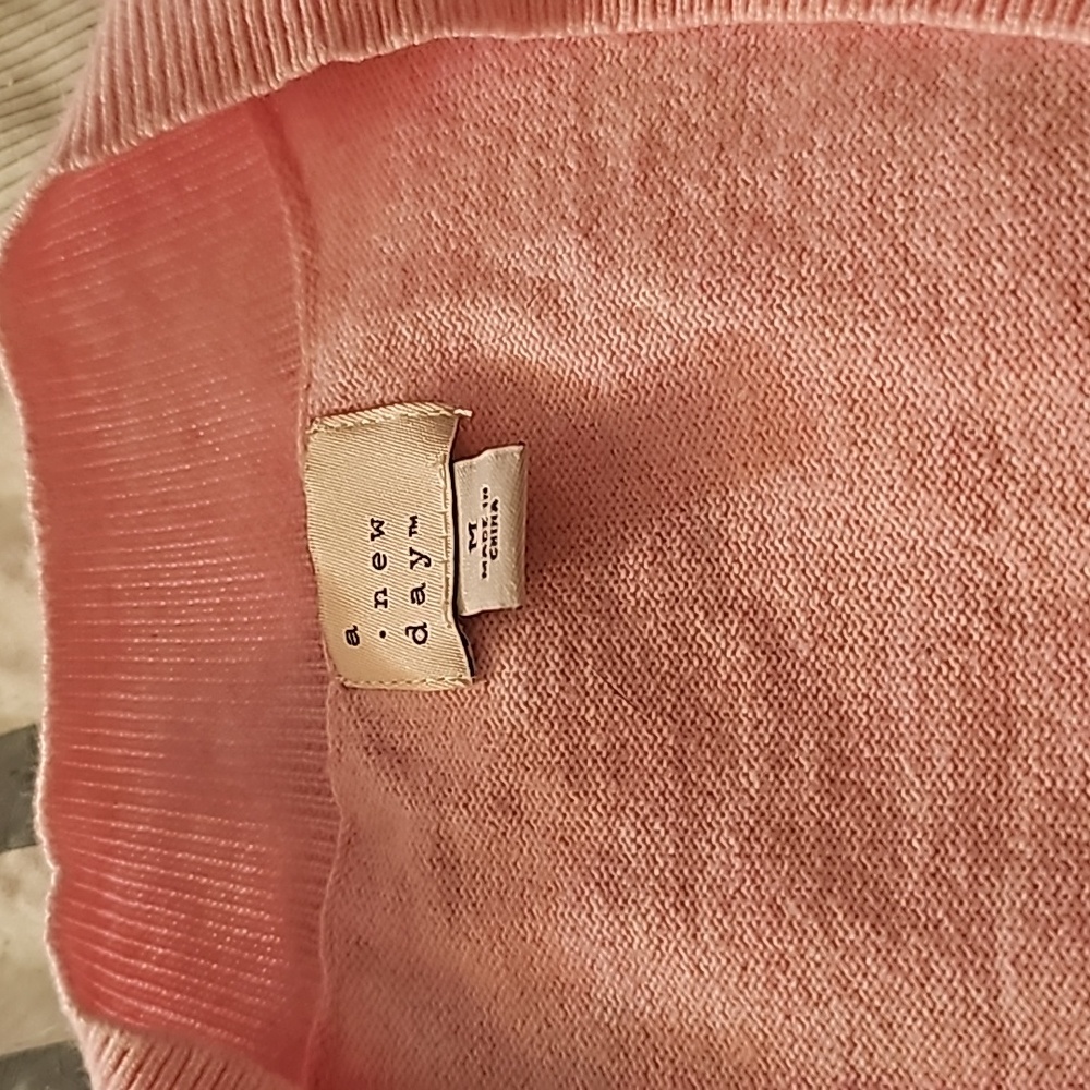 a new day Pink Sweater Size M - Picture 2 of 6